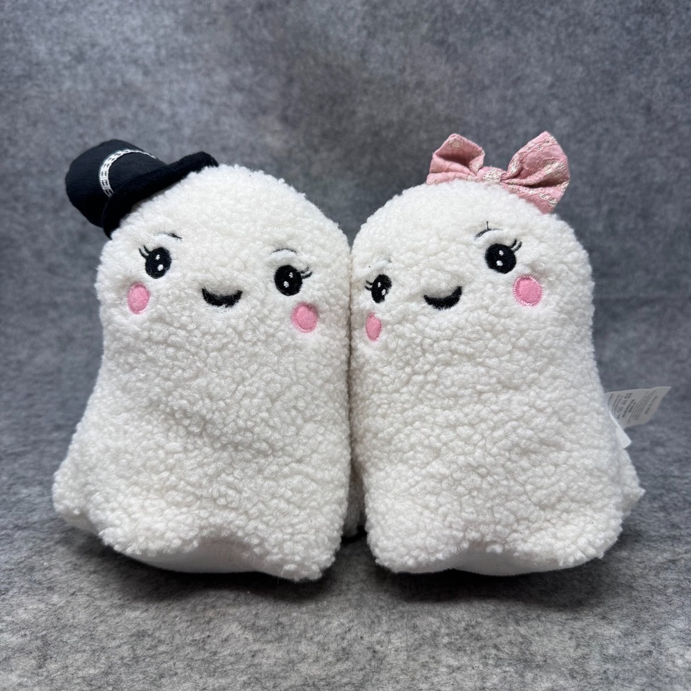 GHOST PARTY Viral Plush Ghost Couple Weighted Halloween Decor Wedding